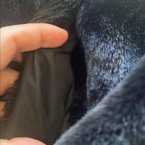 H&M Black Faux Fur Teddy Jacket - Picture 5 of 5